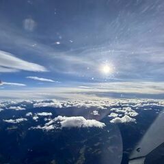 Flugwegposition um 12:20:58: Aufgenommen in der Nähe von Lunz am See, Österreich in 4155 Meter